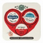 Palle dell'ammmore, (Boules de l'amour) Set de 2 planches avec 8 disques décoratifs