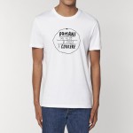 T-shirt unisex "Domani mi alzo e vado a correre" 100% cotone biologico colore bianco